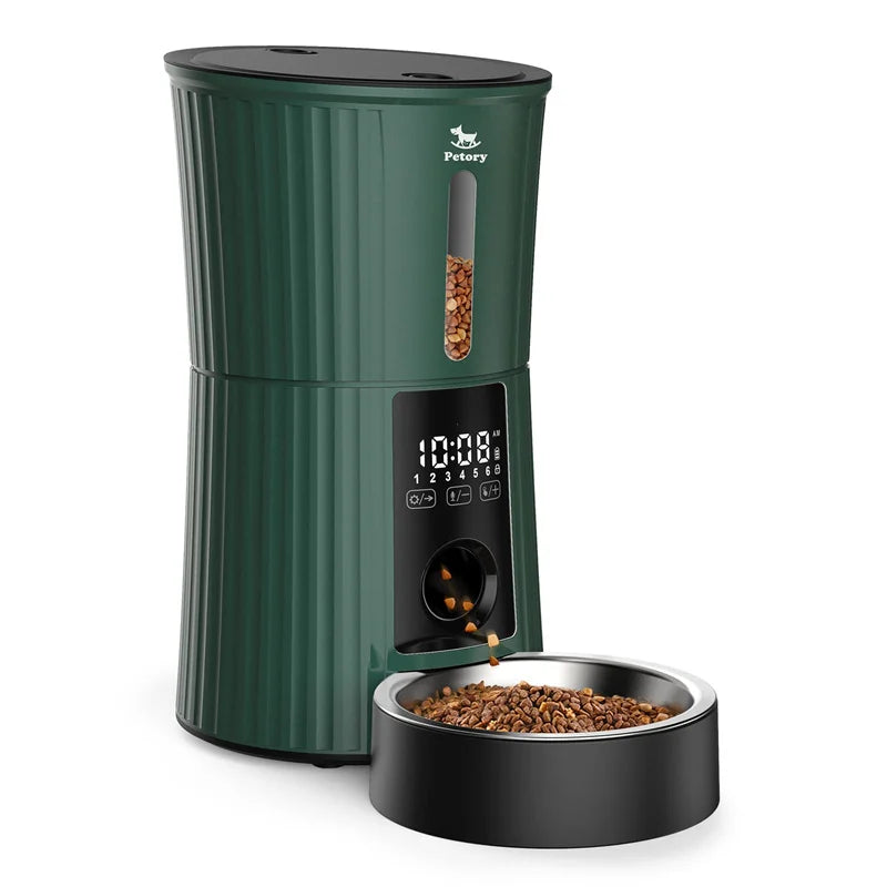 PawCare | Smart Automatic Pet Feeder | Dual Power and Stainless Steel Bowl