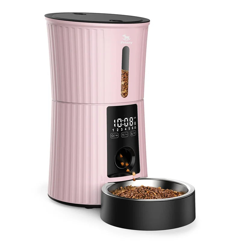 PawCare | Smart Automatic Pet Feeder | Dual Power and Stainless Steel Bowl